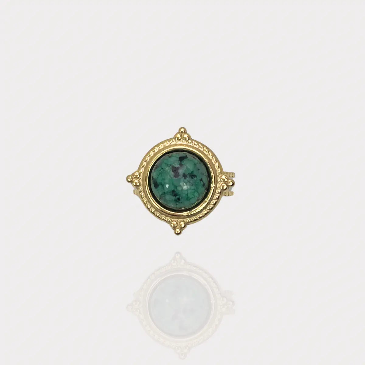 BAGUE CATHY TURQUOISE AFRICAINE NALAYA