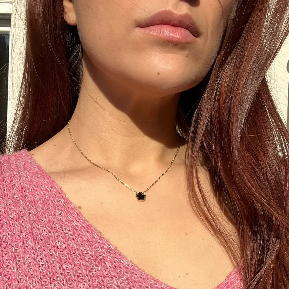 COLLIER FLORA NOIR NALAYA