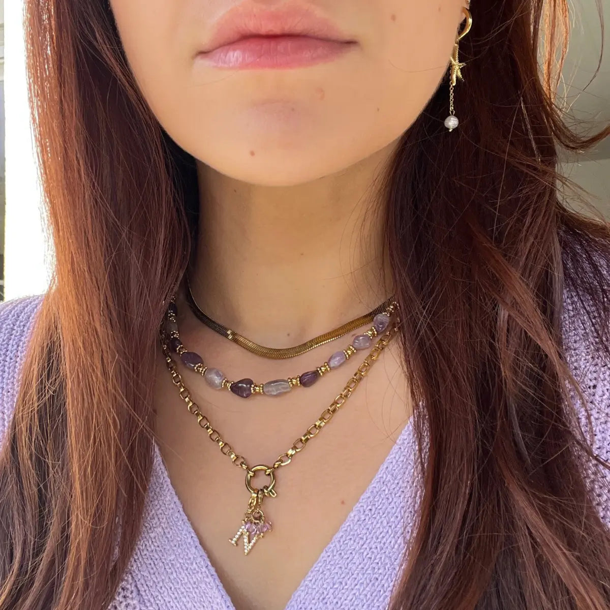 COLLIER LANA AMÉTHYSTE NALAYA