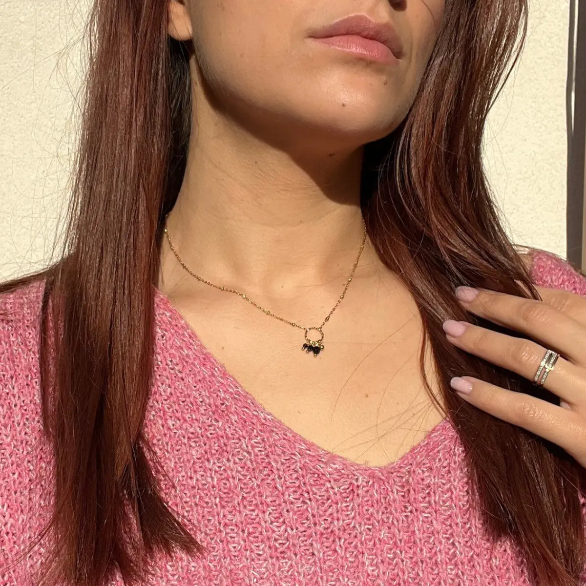 COLLIER ONYX NOIR NALAYA