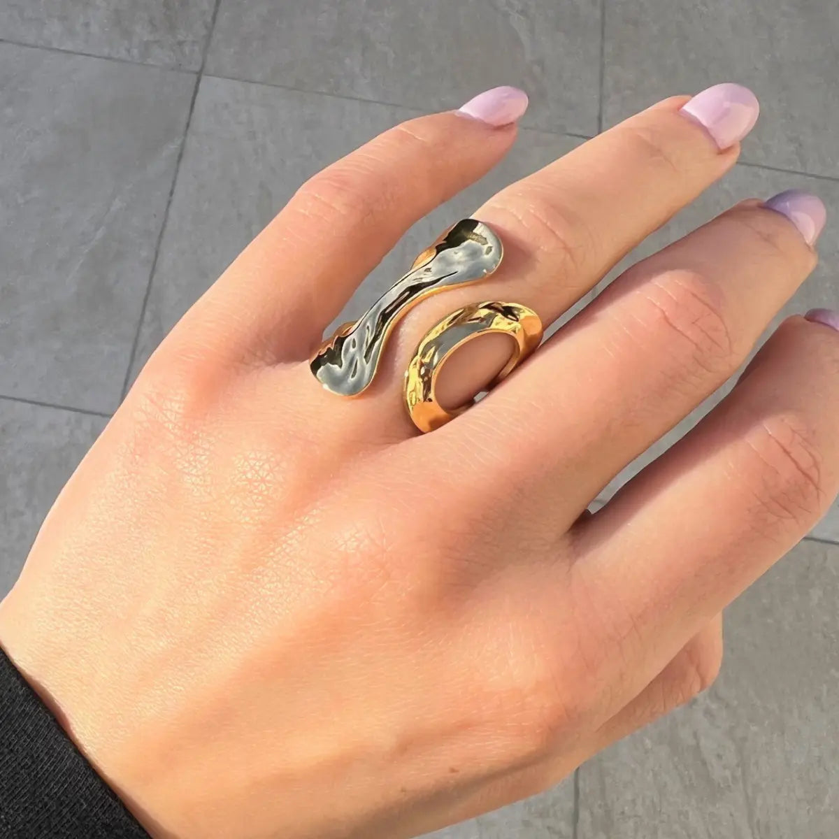 BAGUE PERSIA MARTELÉE NALAYA