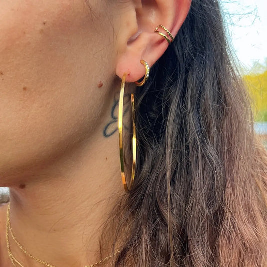 BOUCLES D'OREILLES CRÉOLES HÉLÈNE NALAYA