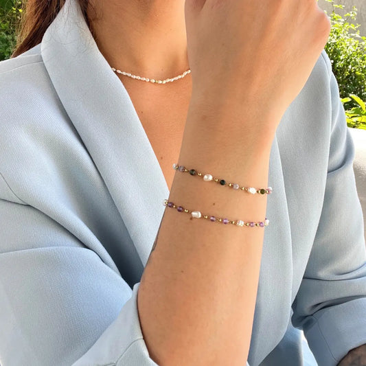 BRACELET CLÉMENCE AMÉTHYSTE NALAYA