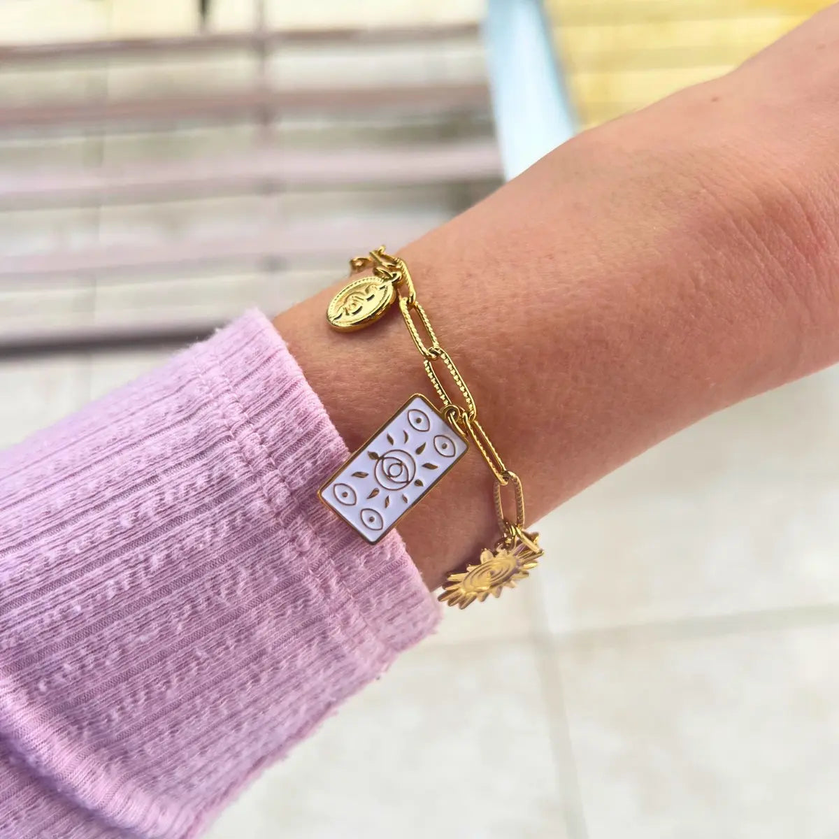 BRACELET MYSTIC JADE BLANC NALAYA