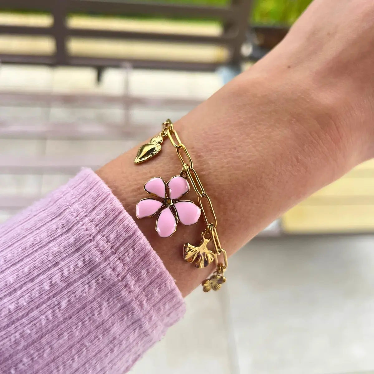 BRACELET PINKY QUARTZ ROSE NALAYA