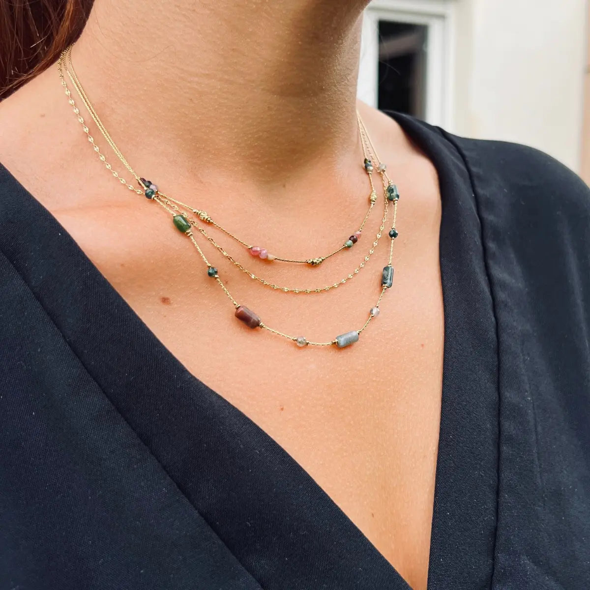 COLLIER LEÏNA TOURMALINE NALAYA