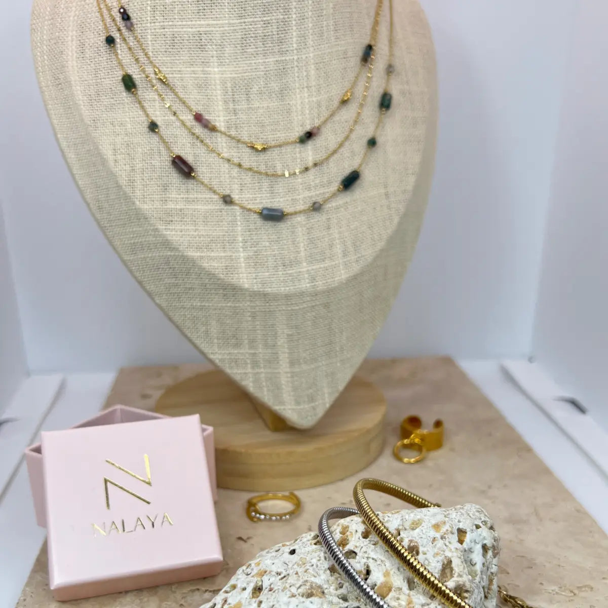 COLLIER LEÏNA TOURMALINE NALAYA
