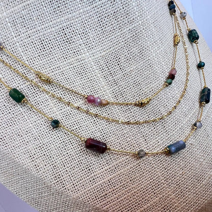 COLLIER LEÏNA TOURMALINE NALAYA