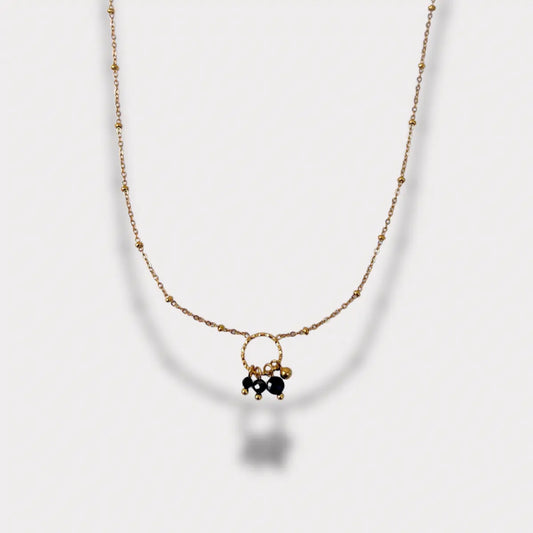 COLLIER ONYX NOIR NALAYA